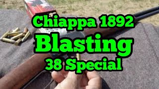 123 Chiappa 1892 357 Mag Lever Gun  Quick Work of 38 Special [upl. by Rotceh]