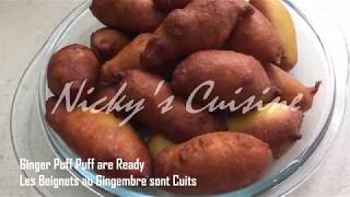 Mikate ya Tangawisi  Beignets au Gingembre Ginger Puff Puff [upl. by Vijnas]