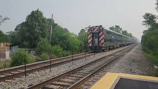 Metra 8554 Leads Deadhead By Midlothian Illinois [upl. by Wessling]