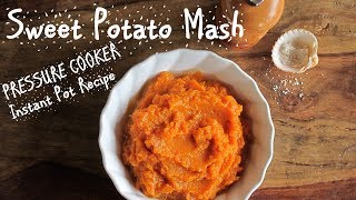 Sweet Potato NoSoggy Mash Instant Pot  Pressure Cooker Recipe [upl. by March]