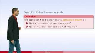 Espaces vectoriels  partie 6  application linéaire début [upl. by Kurys]