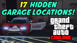 17 Hidden Garage Locations In GTA Online  GTA Tips and Tricks Series [upl. by Ainehta]