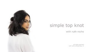 Simple Top Knot [upl. by Mihe]