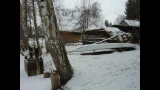 Winter im Spreewald  Zugefrorene Fließe in Lübbenau  Wotschofska  Lehde [upl. by Llerroj294]