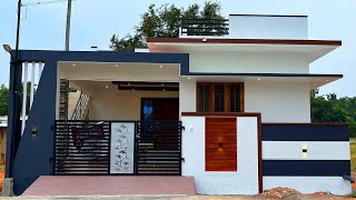 Middle Class familyக்காக 1200sqftல் கட்டப்பட்ட மாஸ் வீடு👌 Low Budget North Facing 2BHK Compact House [upl. by Siroval571]