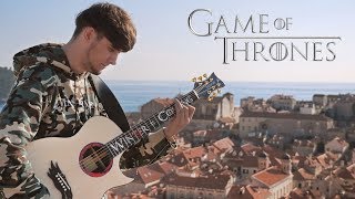 Game of Thrones Theme played on Guitar in Kings Landing [upl. by Neneek]