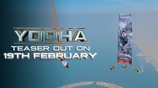 YODHA  Mid Air Poster Drop  Sidharth Malhotra  Sagar Ambre amp Pushkar Ojha  Karan Johar [upl. by Hepsiba]