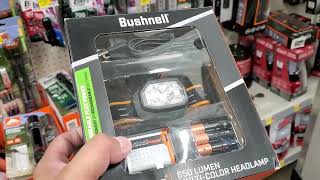 REVIEW Bushnell 650 Lumen Rechargeable Dual Power LED Headlamp Rechargeable IS THIS ANY GOOD [upl. by Rellia]