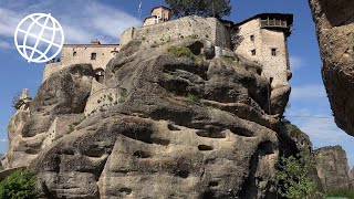 Meteora Greece Amazing Places 4K [upl. by Clauddetta697]