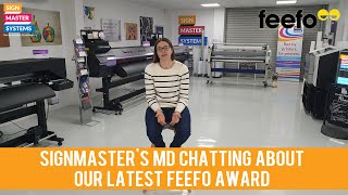 Signmasters MD chatting about our latest Feefo award [upl. by Ottilie]