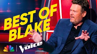 Blake Sheltons Best Moments Throughout the Years  The Voice  NBC [upl. by Dnomyaw]