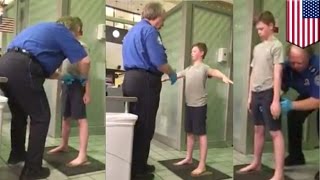 TSA pat down Disabled boy traumatized by Dallas airport search angry mom says  TomoNews [upl. by Ferde967]