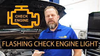 Check Engine Light Flashing  Explained [upl. by Ruyle]