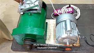 How To Make Free Energy Generator Free Electricity Generator 230v With 5kw Alternator Motor [upl. by Eyanaj]