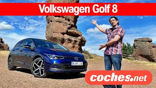 Volkswagen GOLF 8  Prueba  Test  Review en español  cochesnet [upl. by Solana]