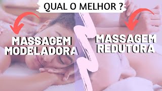 Massagem modeladora ou Massagem Redutora  Estética corporal [upl. by Chappelka]