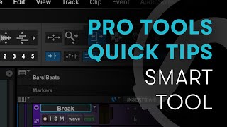 Pro Tools Quick Tips Smart Tool [upl. by Feenah]