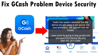 How To Fix GCash Problem Device Security New Update 2025 [upl. by Lydia]