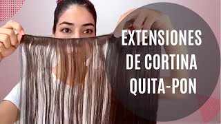 Extensiones con clip peineta  Extensiones Marvi [upl. by Addis]