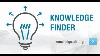 ULI Members Tool Knowledge Finder [upl. by Suoivatnom321]