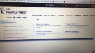 How to Get a GM Discount Authorization Number [upl. by Yreffeg802]