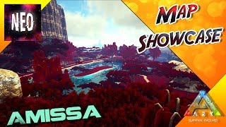 Ark Map  Amissa Map Showcase   Ark Survival Evolved [upl. by Secrest367]