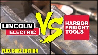 Harbor Freight Flux Core Wire vs Lincoln Flux Core Wire Part 1 of 2 [upl. by Etnaed588]