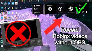 How to record Roblox videos without OBS Studio EASY [upl. by Gensmer]