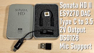 Tempotec Sonata HD II Review  High Quality Type C to 35mm Audio adapter [upl. by Ahsirkal]