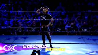 Lince Dorado WWE CWC Dubbed Theme  quotAftershockquot Intro Cut [upl. by Sifan]