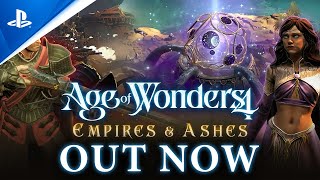 Age of Wonders 4  Empires amp Ashes Release Trailer  PS5 Games [upl. by Natty]