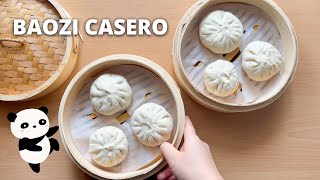 Cómo hacer Baozis receta de pan chino relleno de carne  Cocina con Coqui [upl. by Okiek]