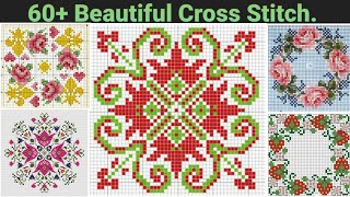 Middle New amp Beautiful Cross Stitch or Dosuti design  Tablecloth Border Middle design [upl. by Abroms652]