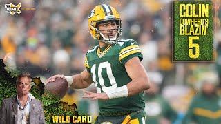 Blazin 5 Matthew Stafford beats Lions Packers cover vs Cowboys in Wild Card Round  THE HERD [upl. by Savina916]