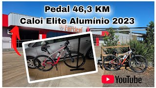 Montain Bike Caloi Elite Alumínio 2023  Pedal 091124  463 km [upl. by Nolrev]