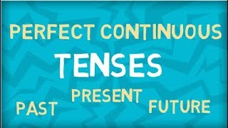 Perfect Continuous Tenses  Present  Past  Future  Learn all Tenses [upl. by Einafats]