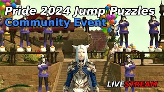 FFXIV  Pride 2024 Event Jump Puzzles [upl. by Annecorinne]