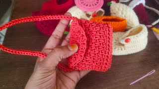 Crochet bag and crochet pattern tutorialknitting [upl. by Leund]