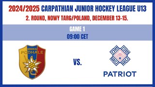 MMKS Podhale Nowy Targ  HC Patriot Vinnytsia [upl. by Eromle]