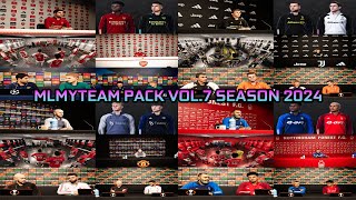 MLMYTEAM PACK VOL7 SEASON 2024  PES 2021 amp FOOTBALL LIFE  How to Instalations [upl. by Nahsez]