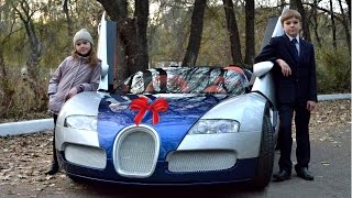 my dad bought us a bugatti [upl. by Brookes6]