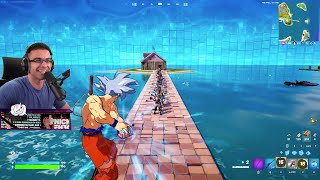 Gokus Kamehameha vs 100 players [upl. by Prevot]