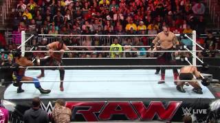 The Prime Time Players reunite Raw February 16 2015 [upl. by Donell]