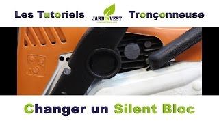 Tutoriel Tronçonneuse n°18  Changer un silent bloc de tronçonneuse [upl. by Dressler219]