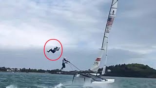 EXTREME SAILING NACRA FAILS Foiling [upl. by Odericus792]