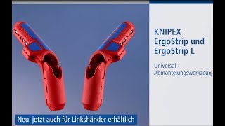 KNIPEX ErgoStrip® L Universal Dismantling Tool version for lefthanders [upl. by Finella60]