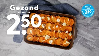 Vegetarische ovenschotel met zoete aardappel  Recept  Allerhande [upl. by Hayyifas280]