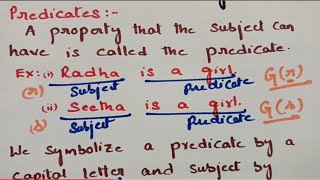 btechmathshub7050 PredicatesMathematical LogicsMFCSDMSDMGT COMPOUND STATEMENTSPROBLEMSSOLU [upl. by Bunnie871]