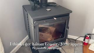 Installing Fresh Air Vent for a wood burning stove  very easy SuperWoodburningTutorials [upl. by Humphrey]