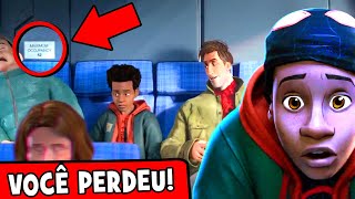 DETALHES que você PERDEU em HOMEMARANHA no ARANHAVERSO Easter Eggs e Referências 🎬 [upl. by Eralcyram124]